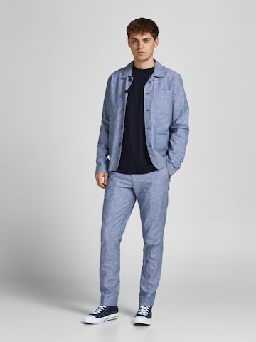 Coupe slim Pantalon chino JACK & JONES en bleu