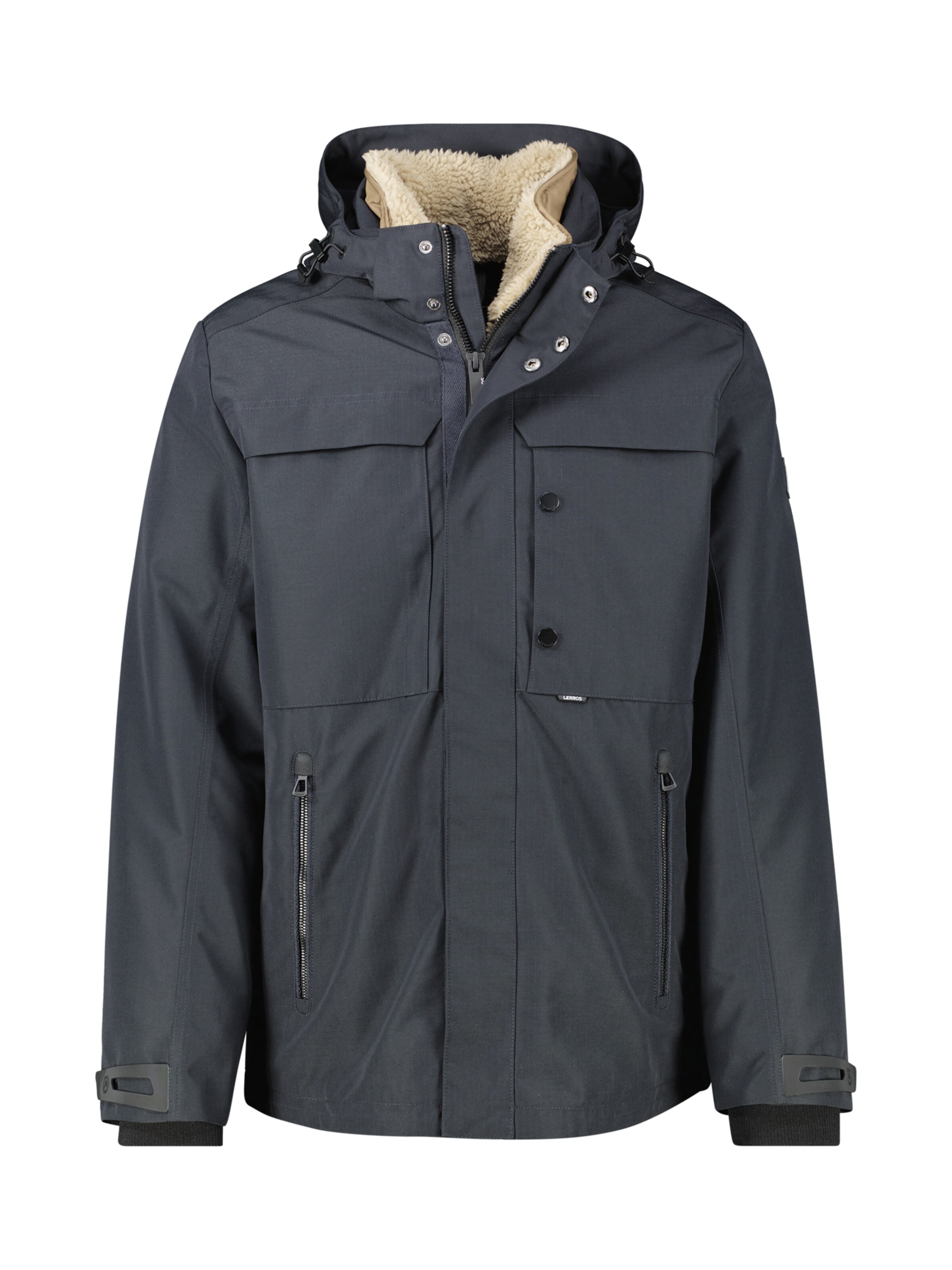 LERROS Tussenjas in Blauw: voorkant