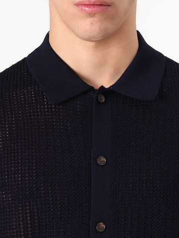 TOMMY HILFIGER Strickjacke in Blau