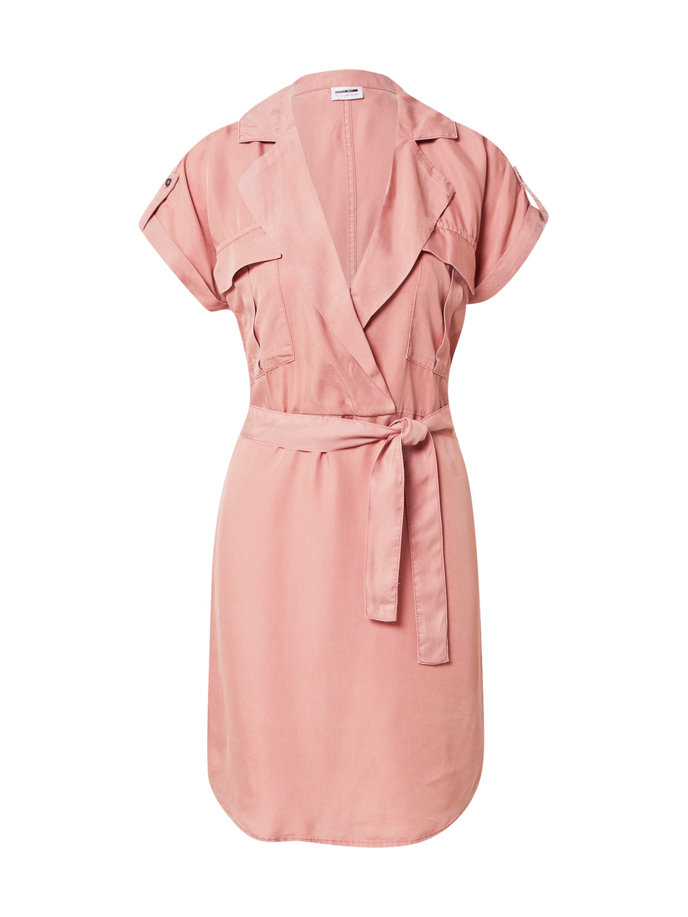 Noisy may Платье-рубашка 'VERA' в Ярко-розовый: спереди