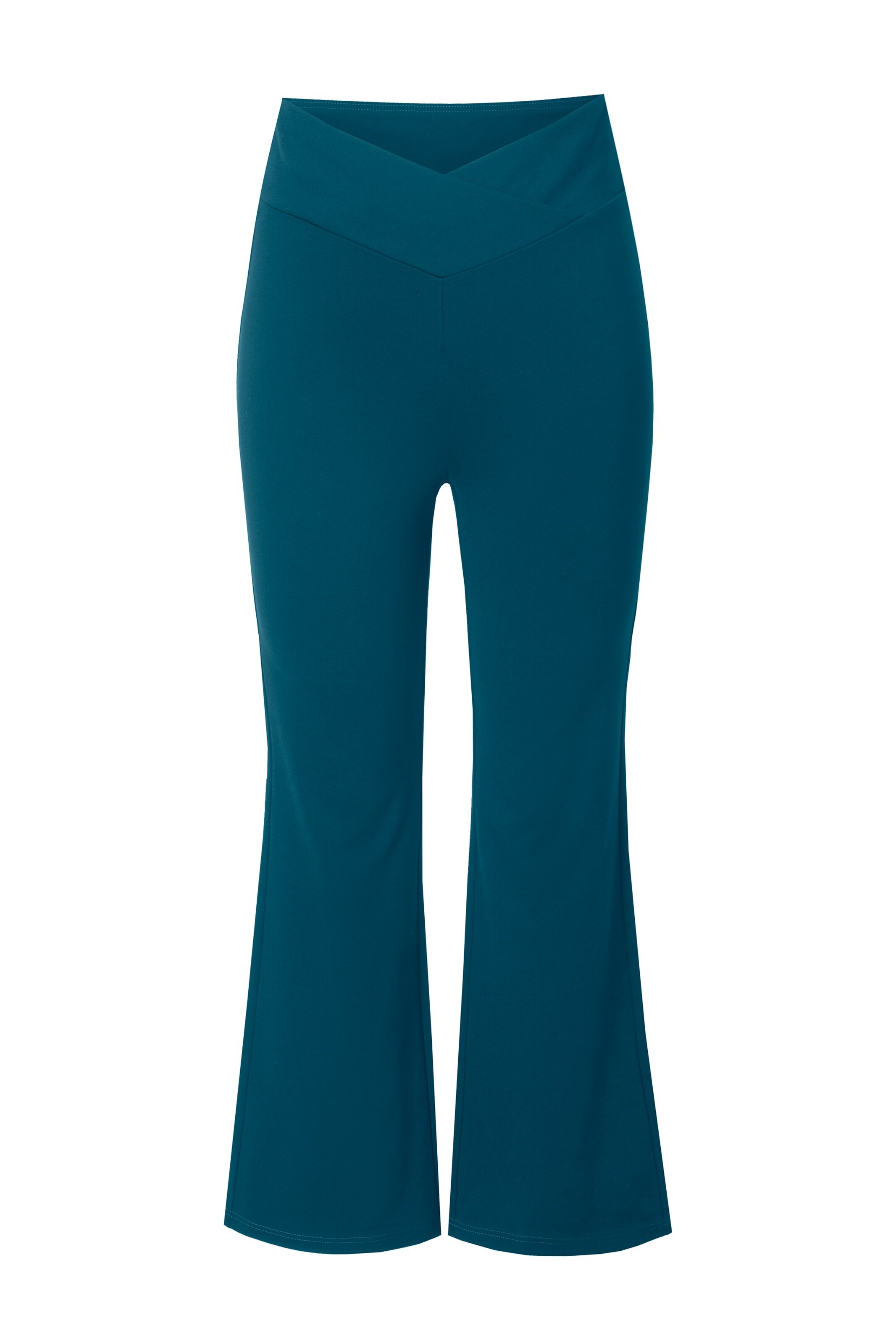 MIAMODA Flared Leggings in Grün: Vorderseite