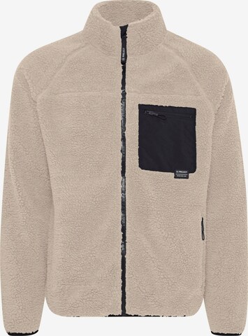 11 Project Fleece Jacket 'Romy' in Beige: front
