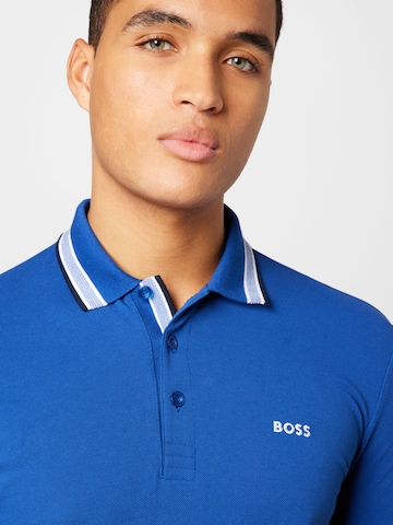 BOSS Green Poloshirt 'Paddy' in Blau