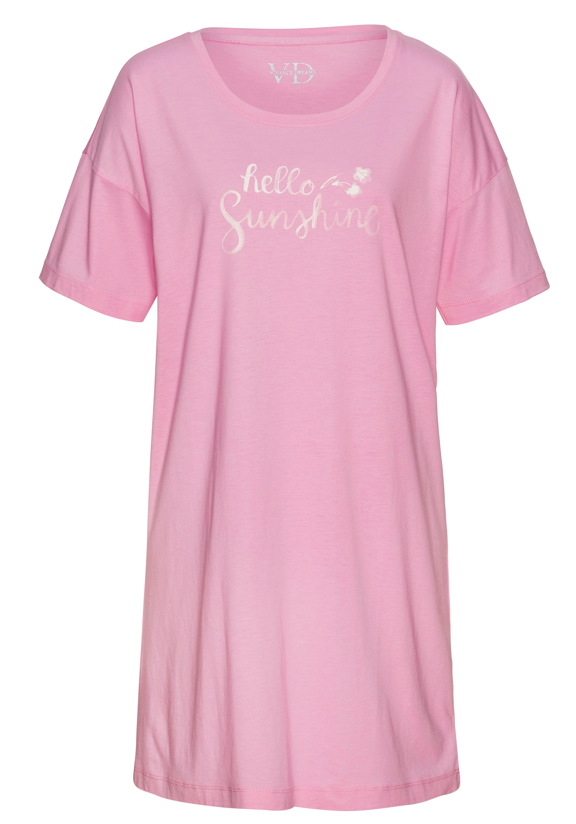 VIVANCE Nightgown 'Dreams' in Pink: front
