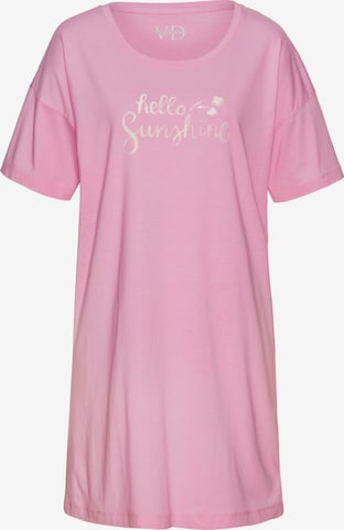 Chemise de nuit 'Dreams' VIVANCE en rose : devant