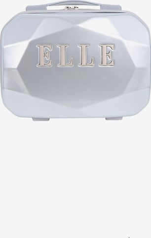 ELLE Travel Bag in Silver: front