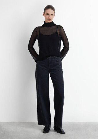 Wide Leg Jean 'Anna' COMMA en gris : devant