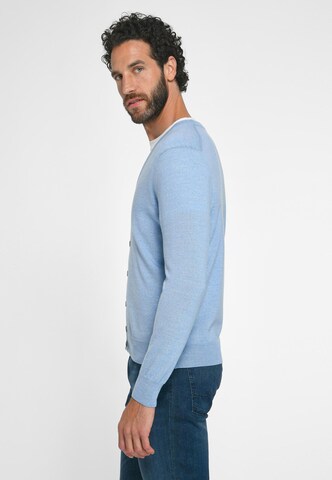 Louis Sayn Knit Cardigan 'New Wool' in Blue
