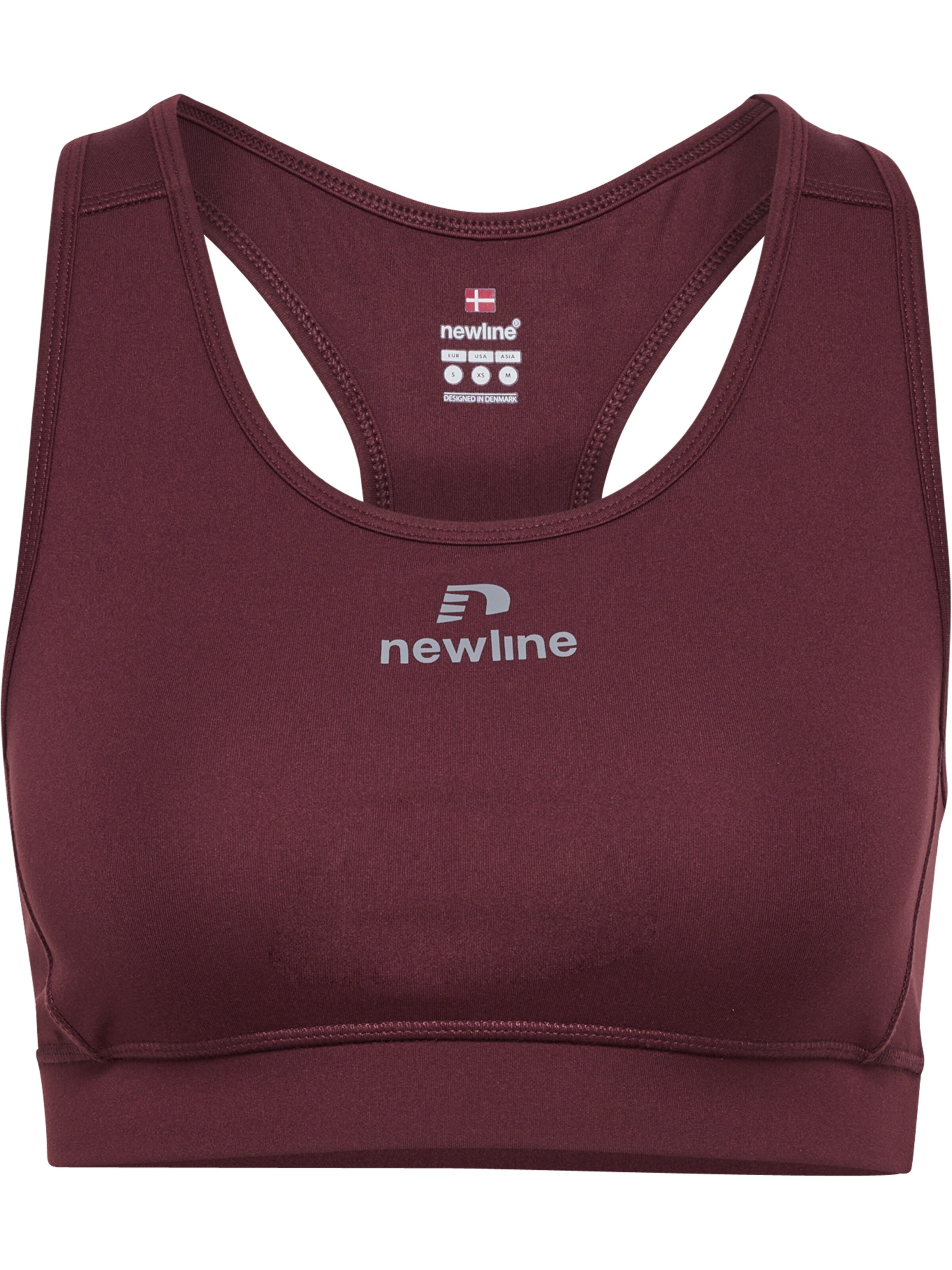 Newline Sport-BH 'Lean' in Braun: Vorderseite