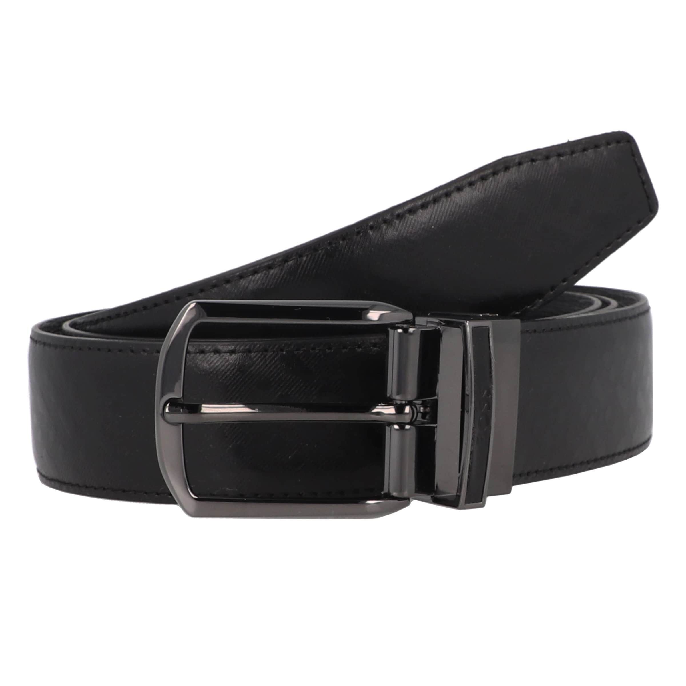 Ceinture 'Onnie' BOSS en noir : devant