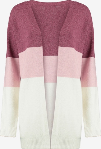 Hailys Knit Cardigan in Pink: front