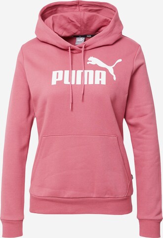 PUMA Athletic Sweatshirt 'Essentials' in Pink: front