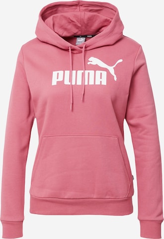 PUMASportska sweater majica 'Essentials' - roza boja: prednji dio