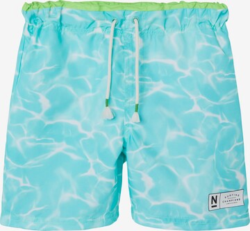 NAME IT - Bermudas 'ZAGLO' en azul: frente