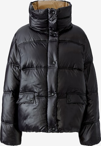 Veste d’hiver OUI en noir : devant