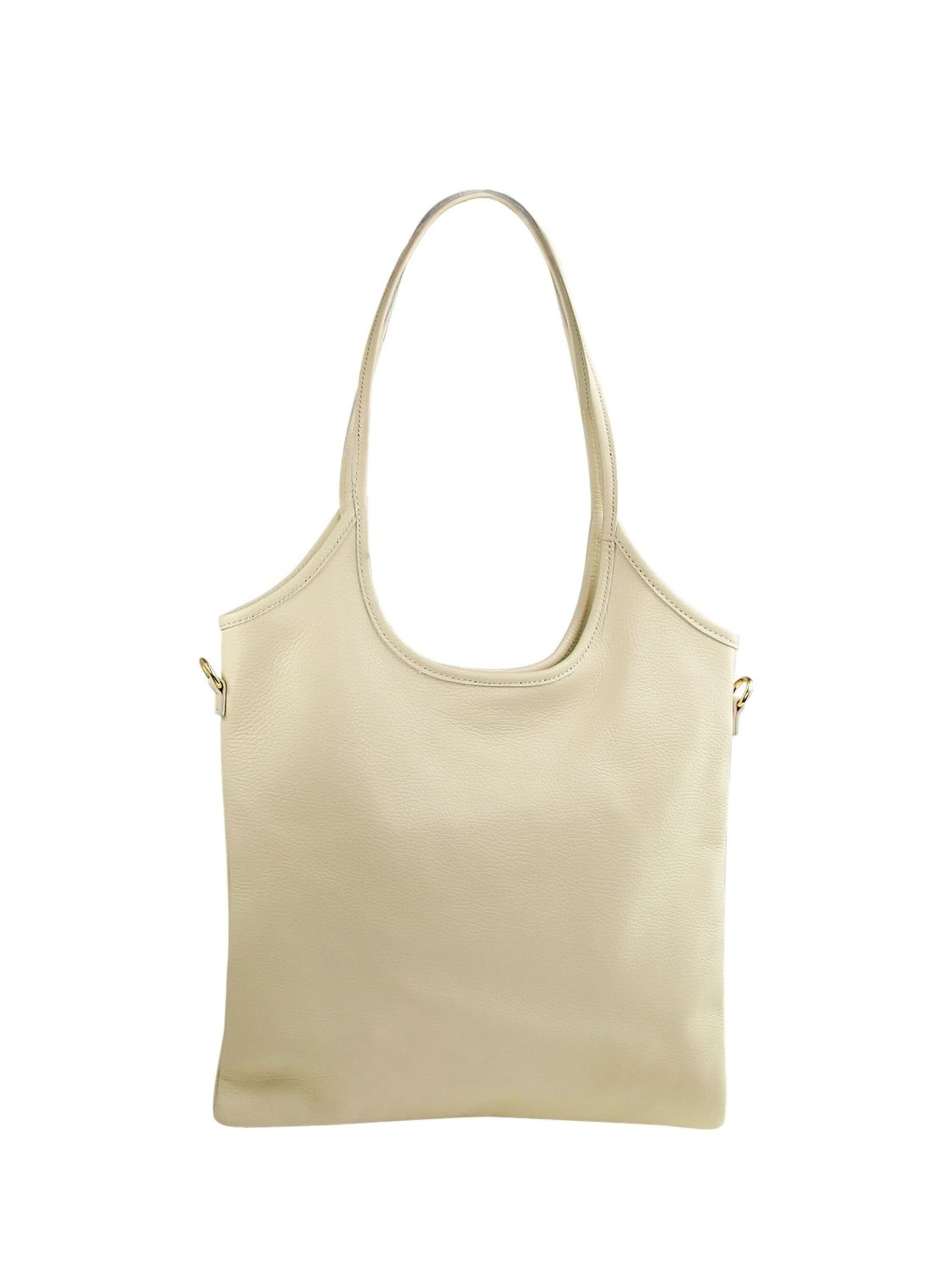 Sac à bandoulière Toscanto en beige : devant
