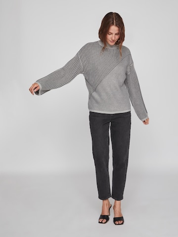 VILA Sweater 'Dubline' in Grey