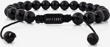 Akitsune Armband 'Venatio' in Schwarz: Vorderseite