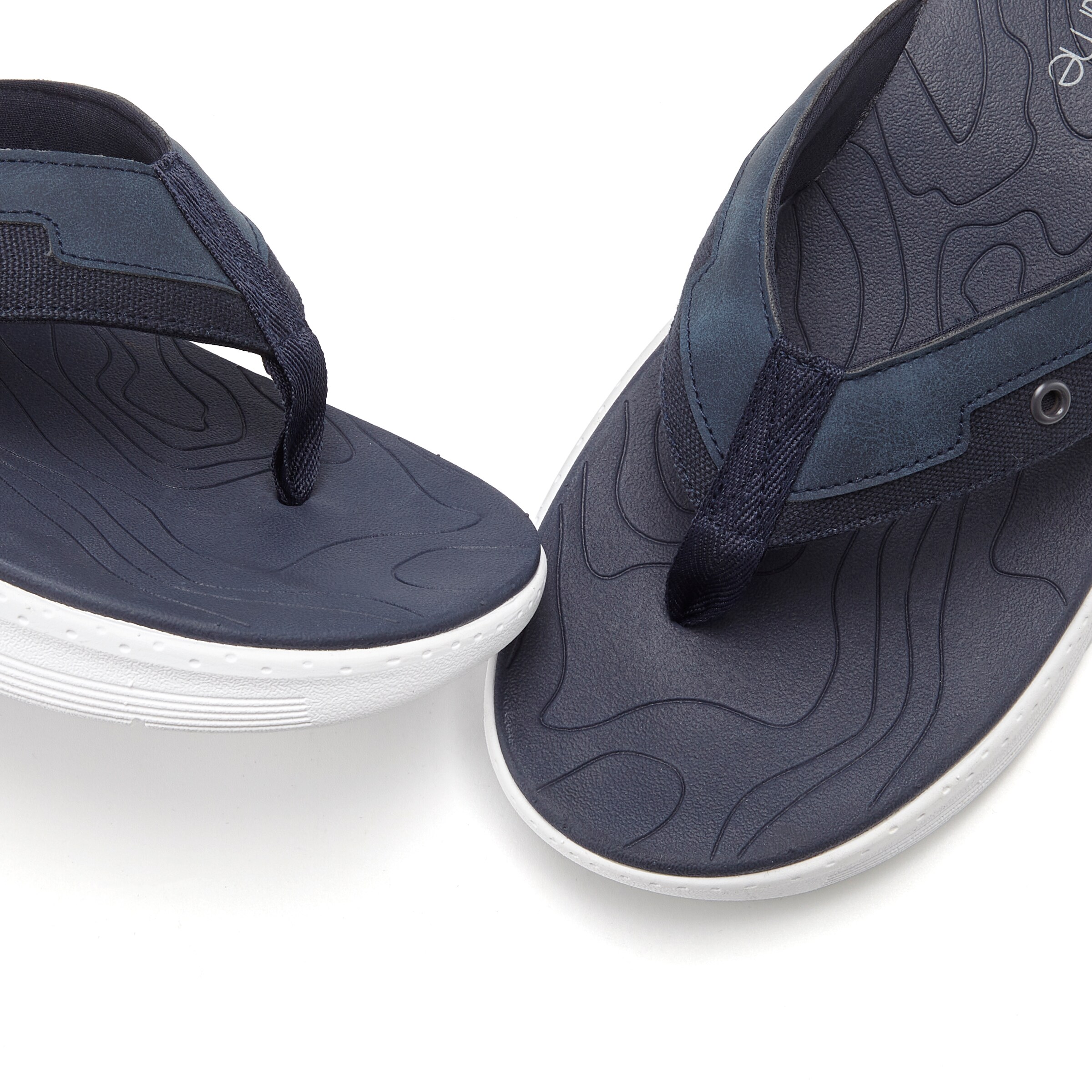 BEACH TIME T-Bar Sandals in Blue
