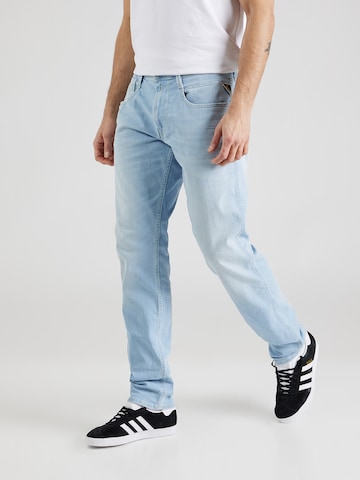 REPLAY Regular Jeans 'ANBASS' i blå: framsida