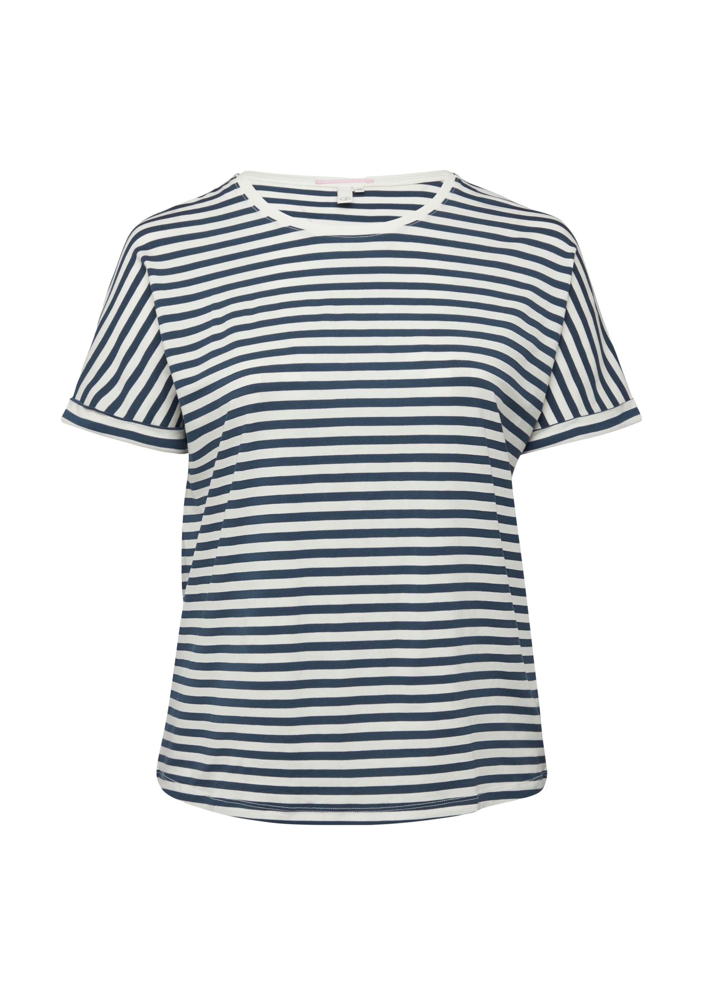 T-shirt QS en bleu : devant