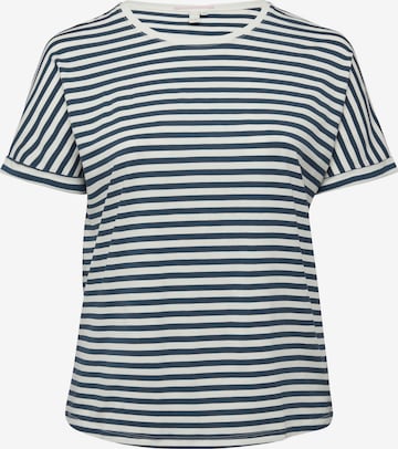 T-shirt QS en bleu : devant