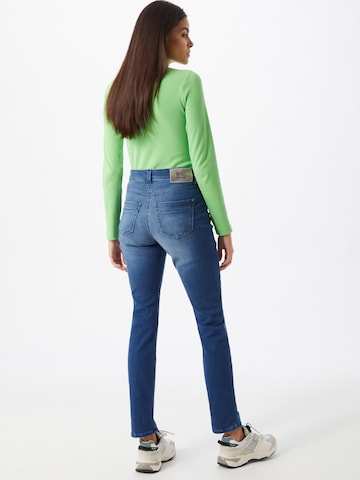 MAC Slimfit Jeans 'RICH' in Blauw