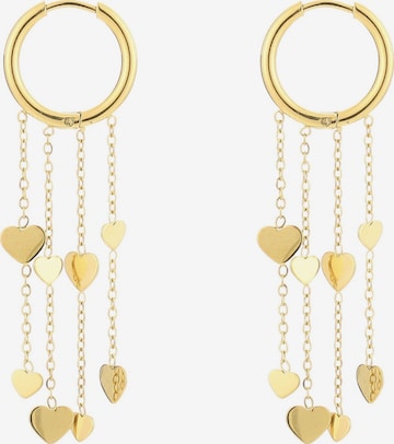 Cala Rose Ohrringe 'AYU' in Gold: Vorderseite