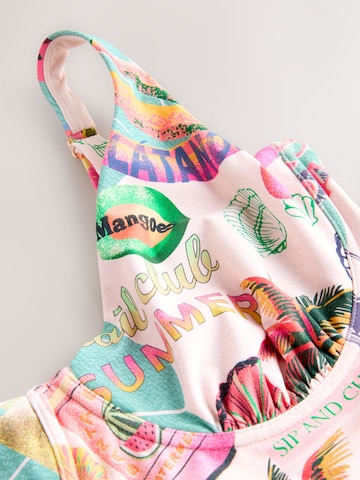 Next Bandeau Shaping swimsuit in Mixed colours