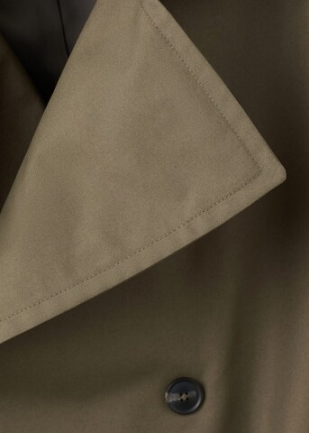 MANGO MAN Between-Seasons Coat in Brown