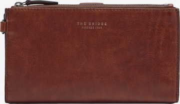 Porte-monnaies The Bridge en marron : devant
