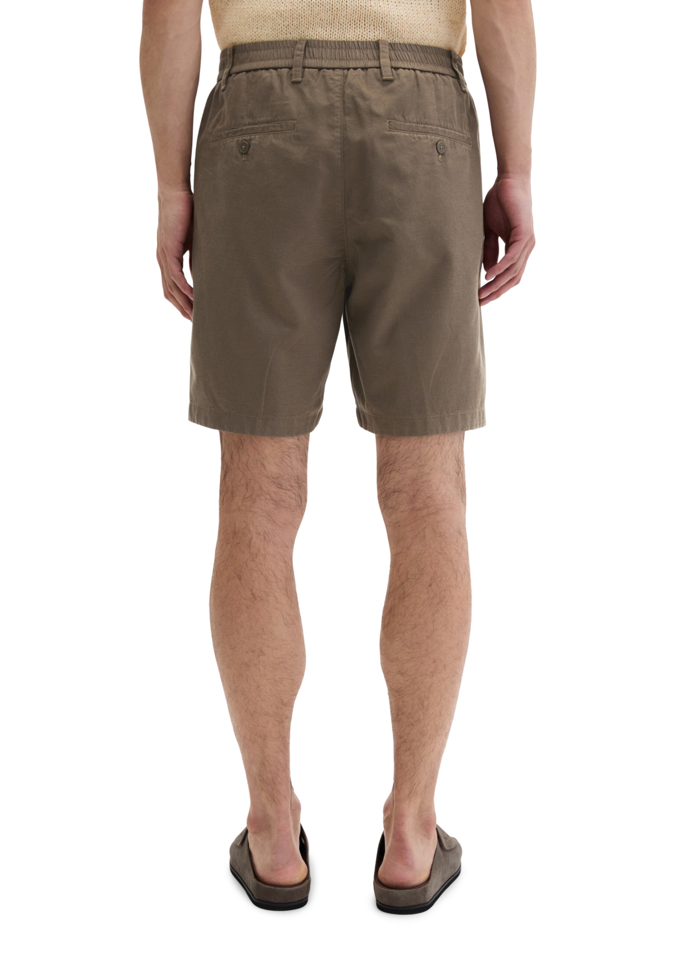 Marc O'Polo Regular Trousers 'Eksjö' in Brown