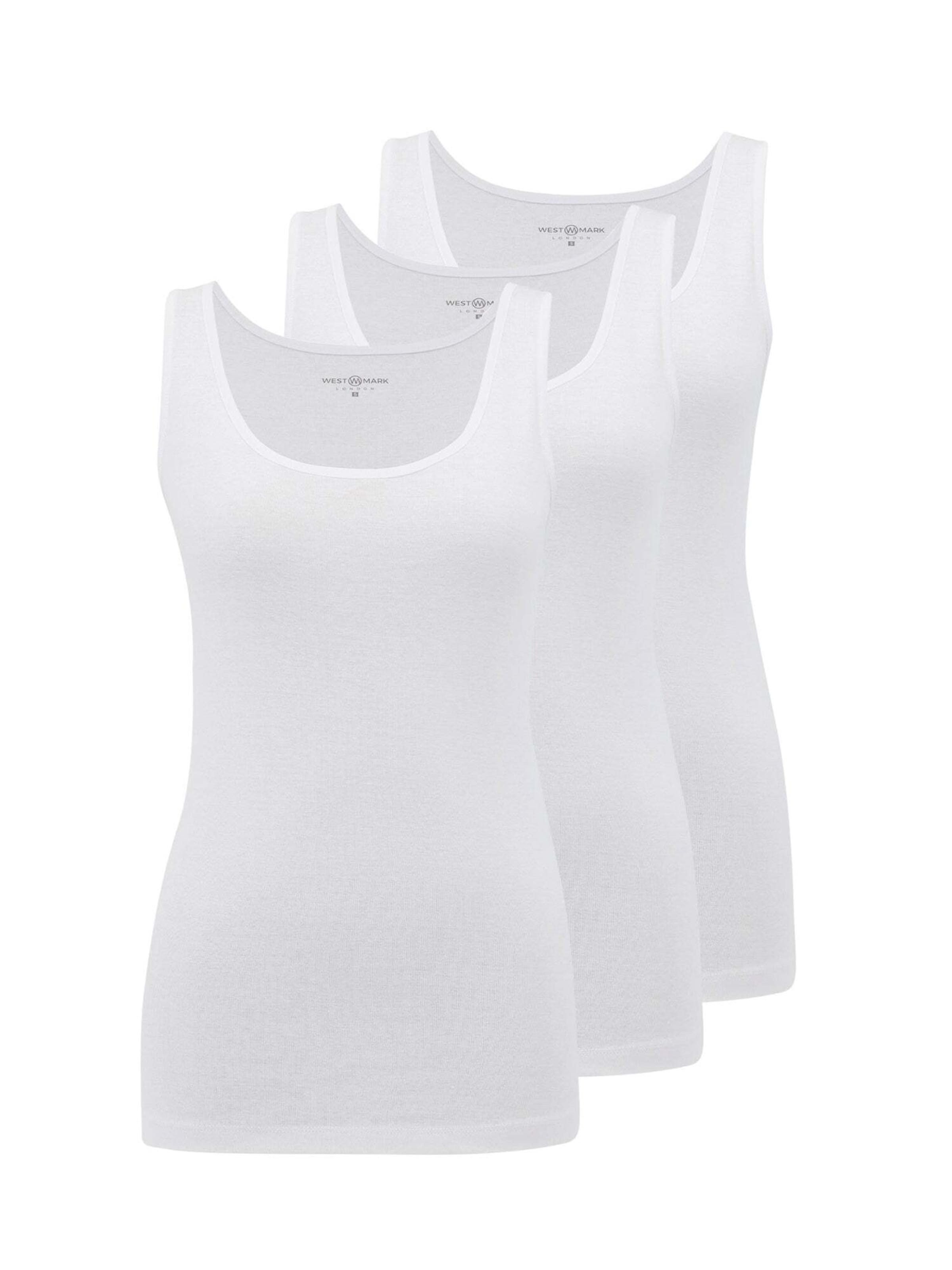 Maglietta intima 'EVA' di WESTMARK LONDON in bianco: frontale