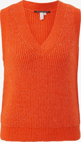 Pull-over QS en orange : devant