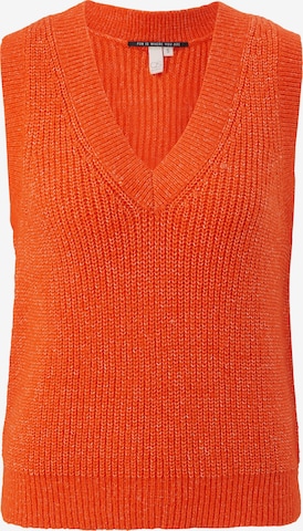 Pull-over QS en orange : devant