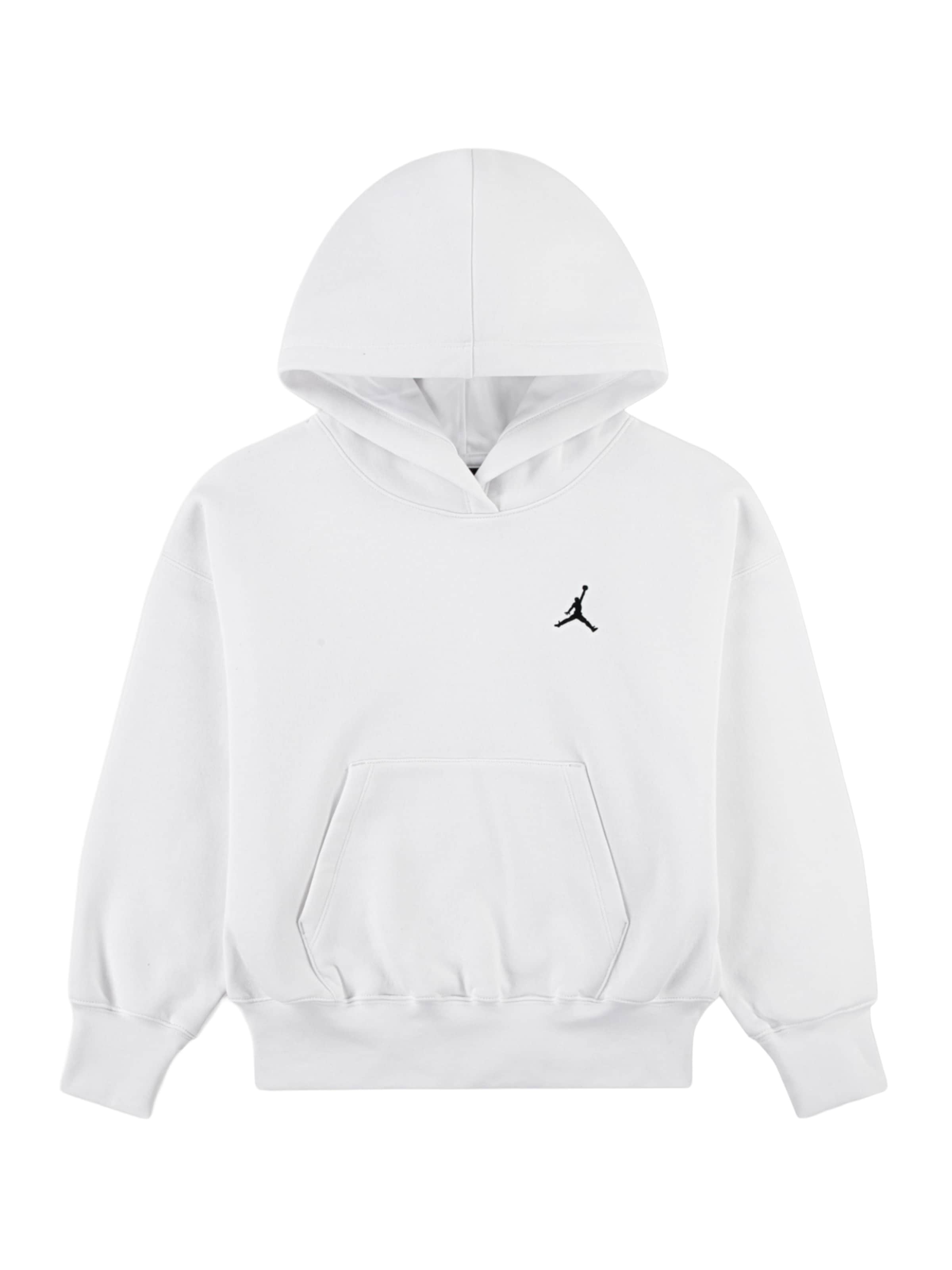 Jordan Μπλούζα φούτερ 'BRKN FLC' σε λευκό: μπροστά