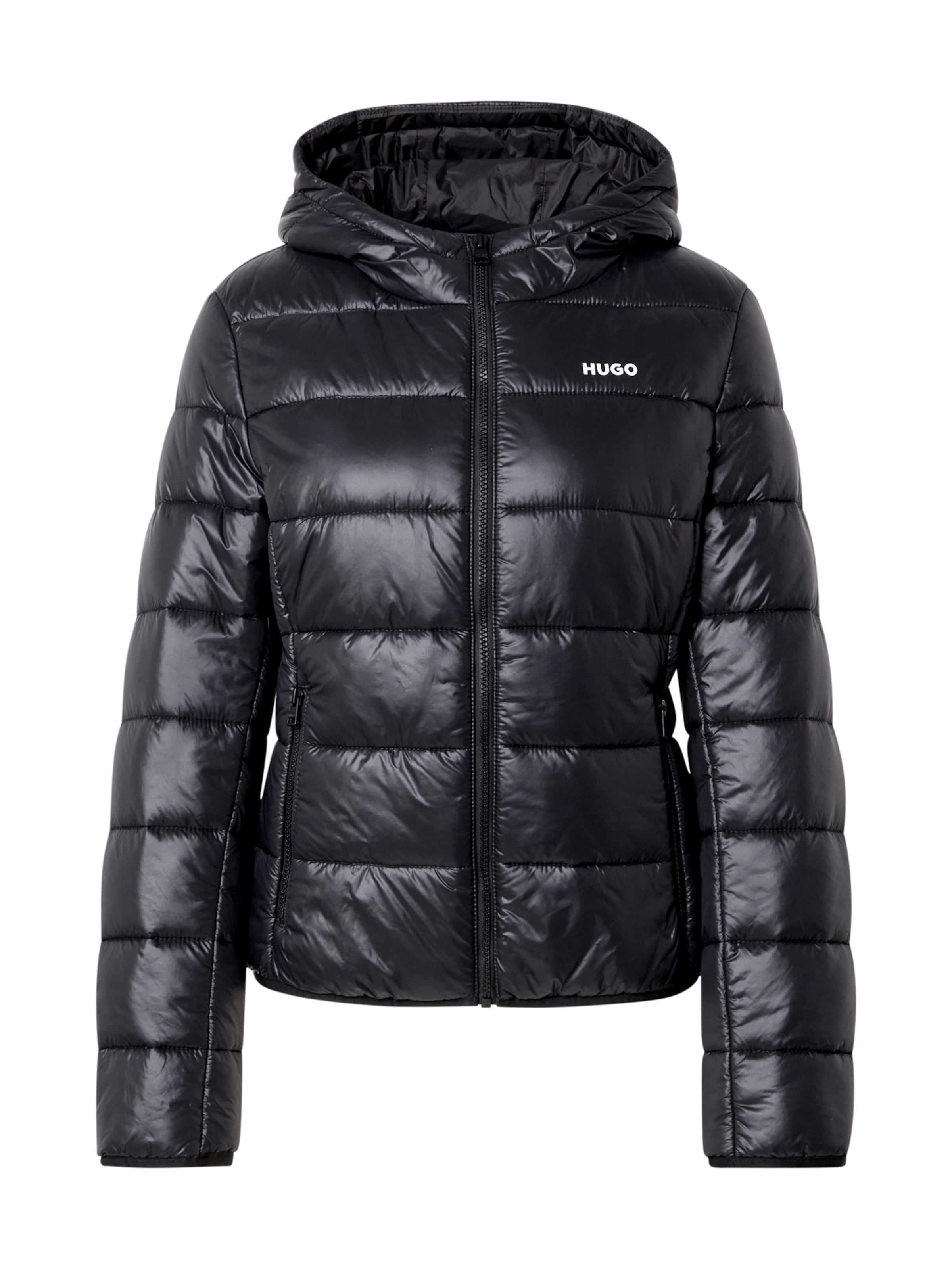 HUGO Prechodná bunda 'Famara' - Čierna: predná strana