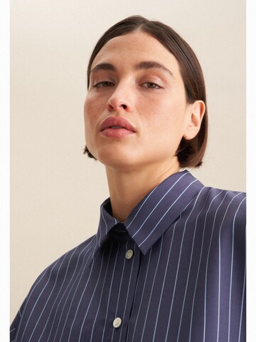 SEIDENSTICKER Blouse 'Schwarze Rose' in Blue
