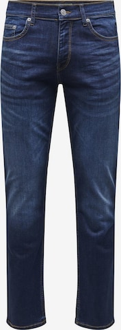 Only & Sons Regular Jeans in Blauw: voorkant