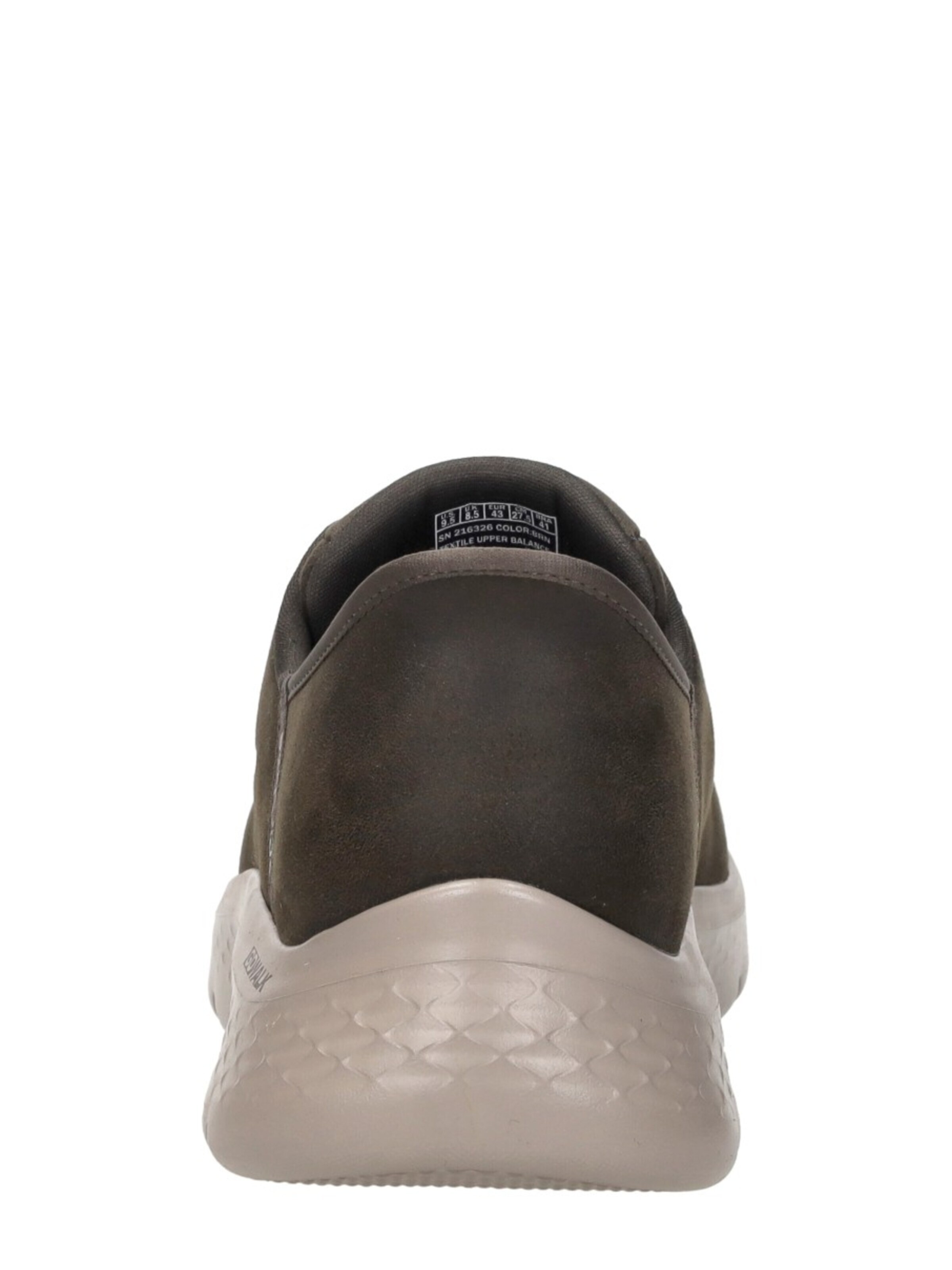 Baskets basses 'Slip-Ins: Go Walk Flex' SKECHERS en marron