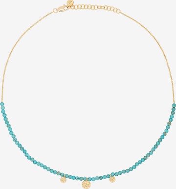caï Necklace in Blue: front