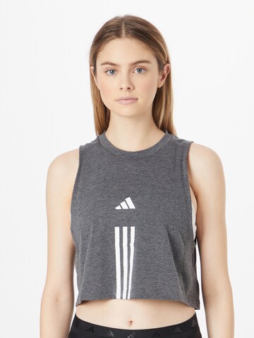 ADIDAS PERFORMANCE Sports Top 'Train Essentials' in Grey: front