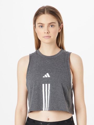 ADIDAS PERFORMANCE Sports Top 'Train Essentials' in Grey: front
