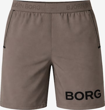 BJÖRN BORG Broek in Bruin: voorkant