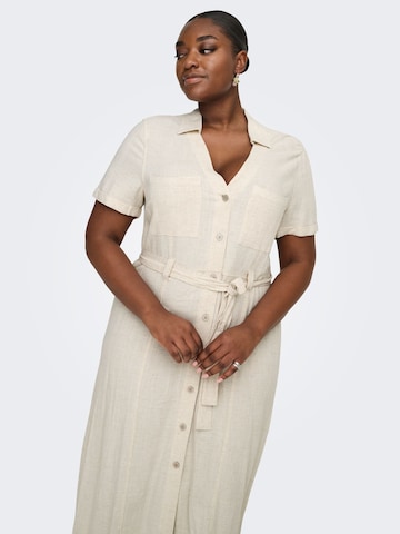 ONLY Carmakoma Μπλουζοφόρεμα 'CARSiesta' σε μπεζ