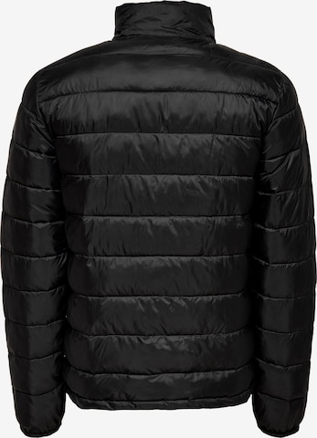 Only & Sons Between-Season Jacket 'Carven' in Black