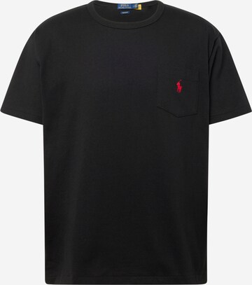 T-Shirt Polo Ralph Lauren en noir : devant