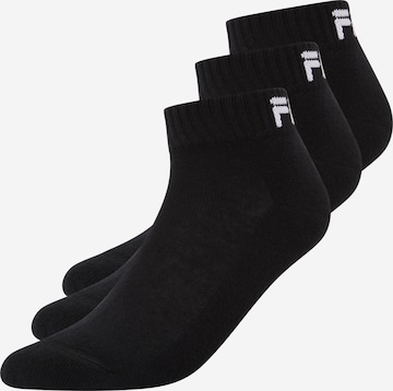 Chaussettes FILA en noir : devant