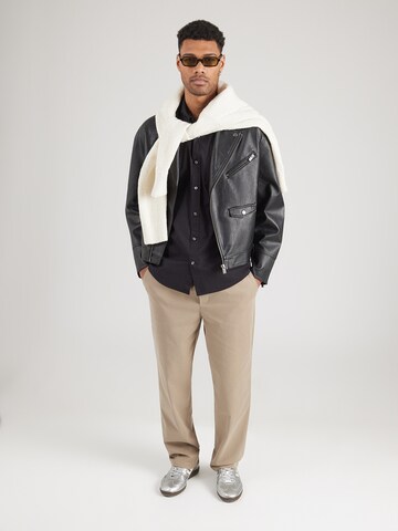 GAP Regular fit Overhemd in Zwart