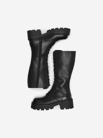 Bottes à lacets 'Banyu' ONLY en noir